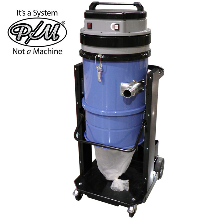 Industrial dust collector for concrete grinding